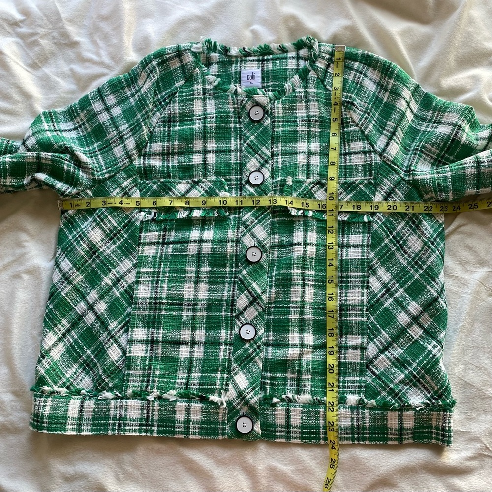CAbi Green Plaid Blazer - Picture 11 of 11